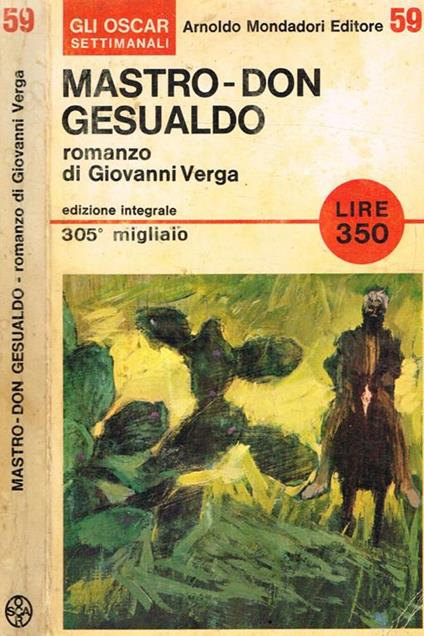 Mastro-Don Gesualdo - Giovanni Verga - copertina
