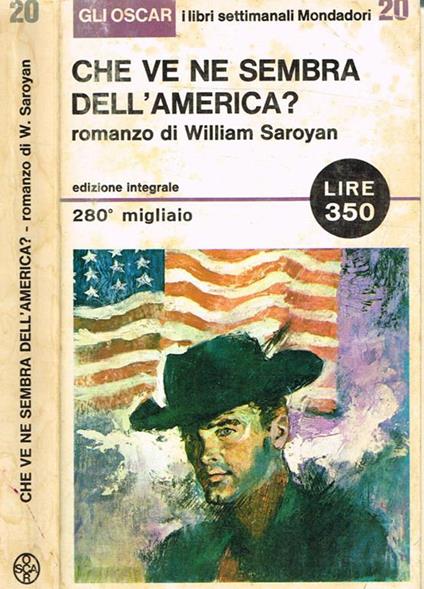 Che ve ne sembra dell'America? - William Saroyan - copertina