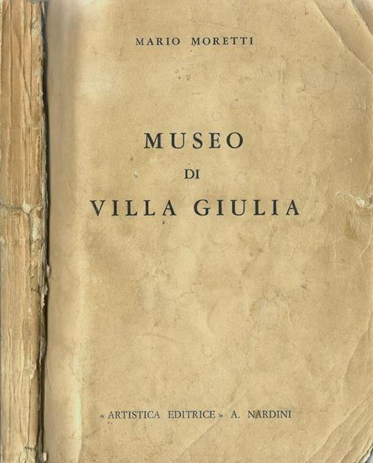 Museo di Villa Giulia - Mario Moretti - copertina