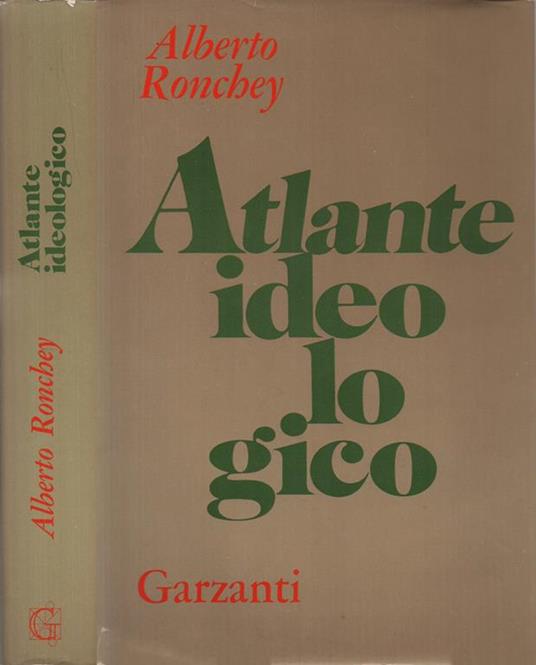 Atlante ideologico - Alberto Ronchey - copertina
