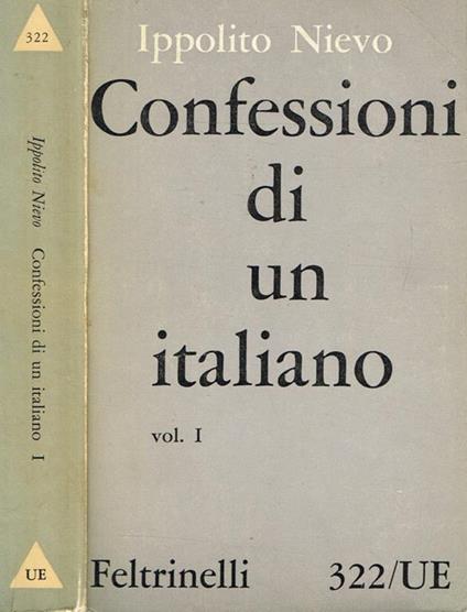 Confessioni di un italiano vol.1 - Ippolito Nievo - copertina