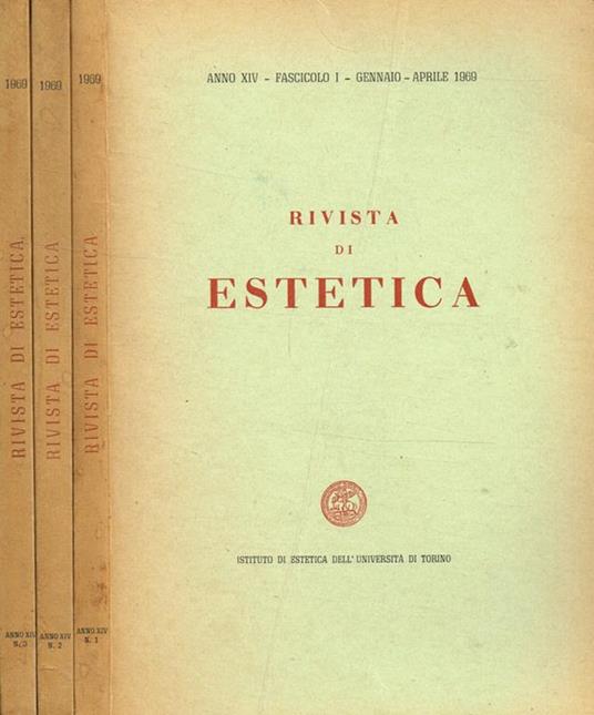 Rivista di estetica anno XIV - Luigi Pareyson - copertina