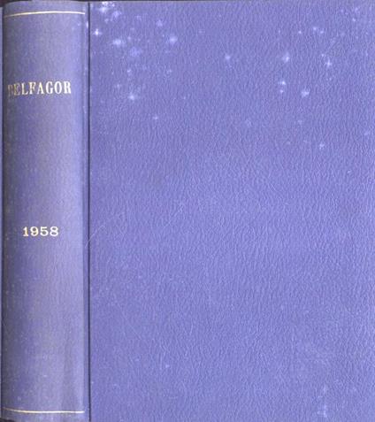 Belfagor Anno 1958. Rassegna di varia umanità - copertina