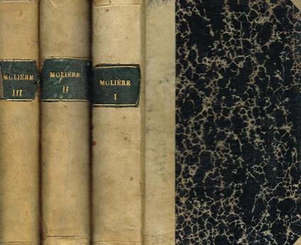 Oeuvres completes de Moliere 3voll. - Molière - copertina