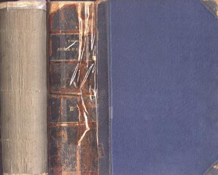 Storia d' Italia narrata al popolo dalla fondazione di Roma alla grande guerra nazionale Vol. III - V - Paolo Giudici - copertina