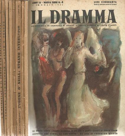 Il Dramma. Quindicinale di commedie di grande interesse. Anno 1946 - copertina
