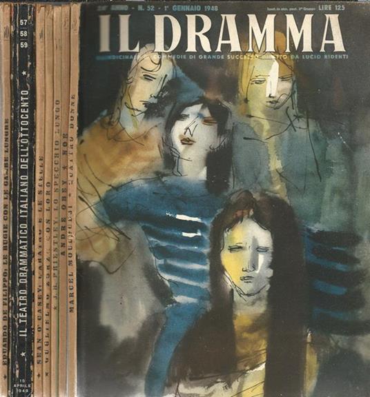 Il Dramma. Quindicinale di commedie di grande successo. Anno 1948 - copertina