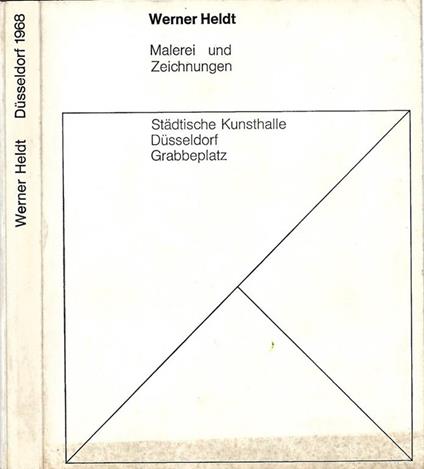 Werner Heldt. Stadtische Kunsthalle Dusseldorf – 27. September – 10. November 1968 - copertina