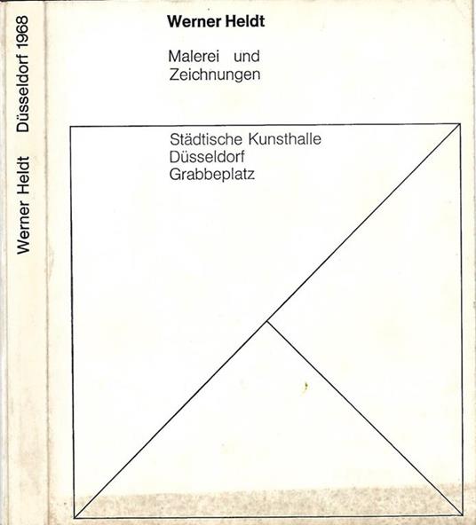 Werner Heldt. Stadtische Kunsthalle Dusseldorf – 27. September – 10. November 1968 - copertina