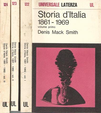 Storia d'Italia 1861-1969 - Denis Mack Smith - copertina