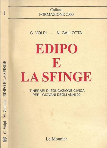 Edipo e la Sfinge - C. Volpi - copertina
