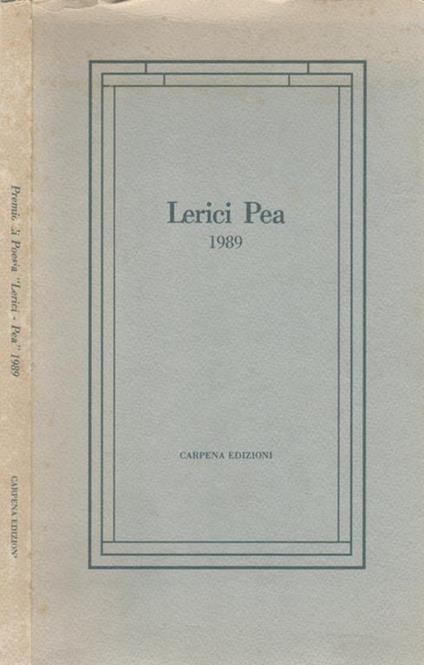 Lerici Pea. 1989 - copertina