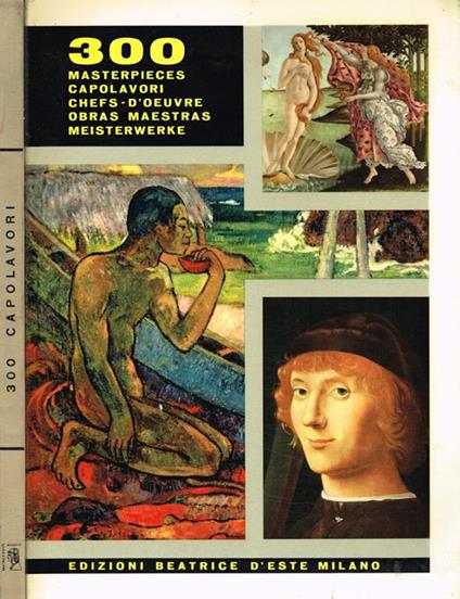 300 capolavori d'arte pittorica d'ogni tempo - copertina