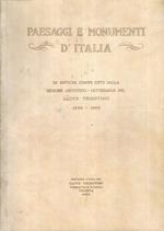 Paesaggi e Monumenti d'italia. Da antiche stampe edite dalla Sezione Artistico-Letteraria del LLoyd Triestino 1855-1865