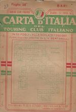 Carta d'Italia. Foglio 38. Bari