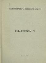 Società italiana degli economisti. Bollettino n.28