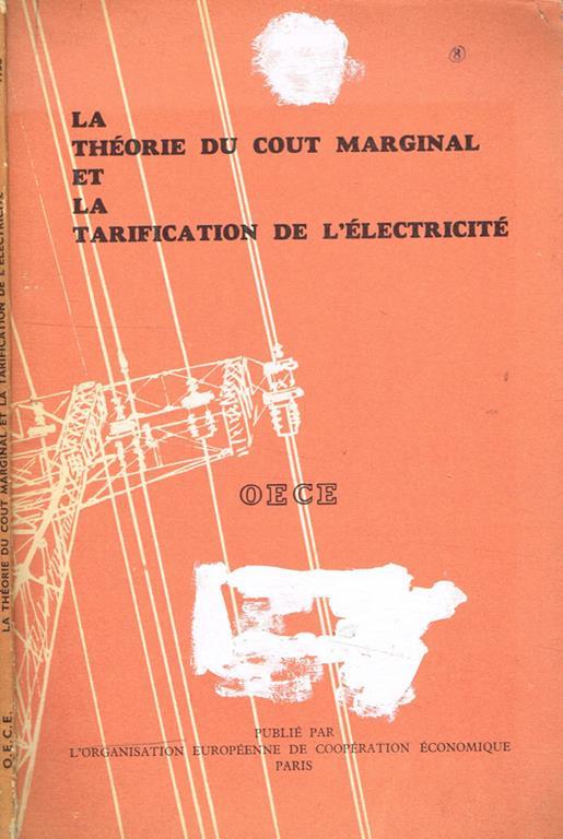 La theorie du cout marginal et la tarification de l'électricitè - copertina