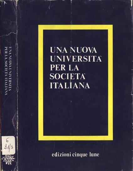 Una nuova università per la società italiana - copertina