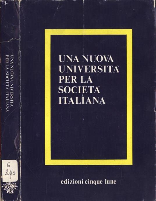 Una nuova università per la società italiana - copertina
