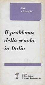 Il problema della scuola in Italia