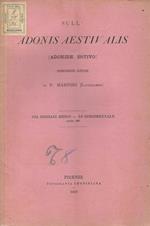 Sull'Adonis Aestiv Alis (Adonide Estivo). Osservazioni clinico