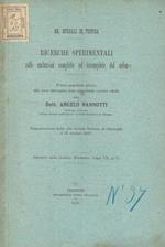 Ricerche sperimentali sulle esclusioni complete ed incomplete del colon. Primo contributo clinico alla cura chirurgica della entercolite cronica ribelle