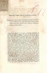 Resezione dell'articolazione sterno-clavicolare destra per artrite purulenta e necrosi dei capi articolari (della suppurazione e sua cura)