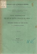 Una resezione per esiti di frattura articolare del gomito con sublussazione posteriore della testa del radio