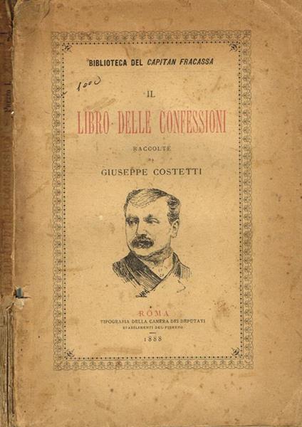 Il libro delle confessioni - Giuseppe Costetti - copertina