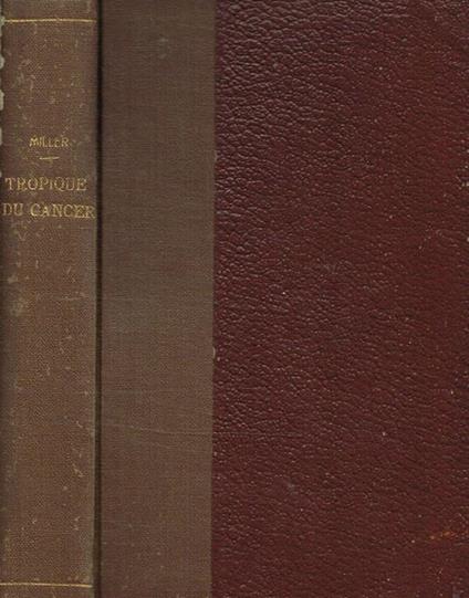 Tropique du cancer - Henry Miller - copertina