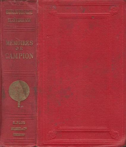 Memoires de Henry De Campion - copertina