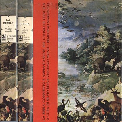 La Bibbia Vol. I - II. commento e ambientazione per l' uomo di ogni età - Silvio Riva - copertina