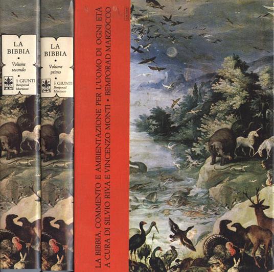 La Bibbia Vol. I - II. commento e ambientazione per l' uomo di ogni età - Silvio Riva - copertina