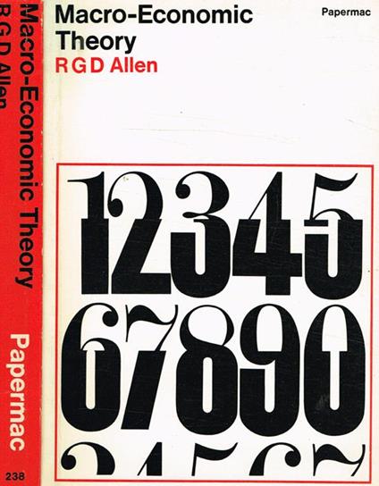 Macro-economic theory. A mathematical treatment - Roy George Douglas Allen - copertina