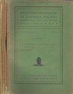 Bullettino della Società Dantesca Italiana: rassegna critica degli studi danteschi. Anno 1908. Nuova Serie - Vol. XV