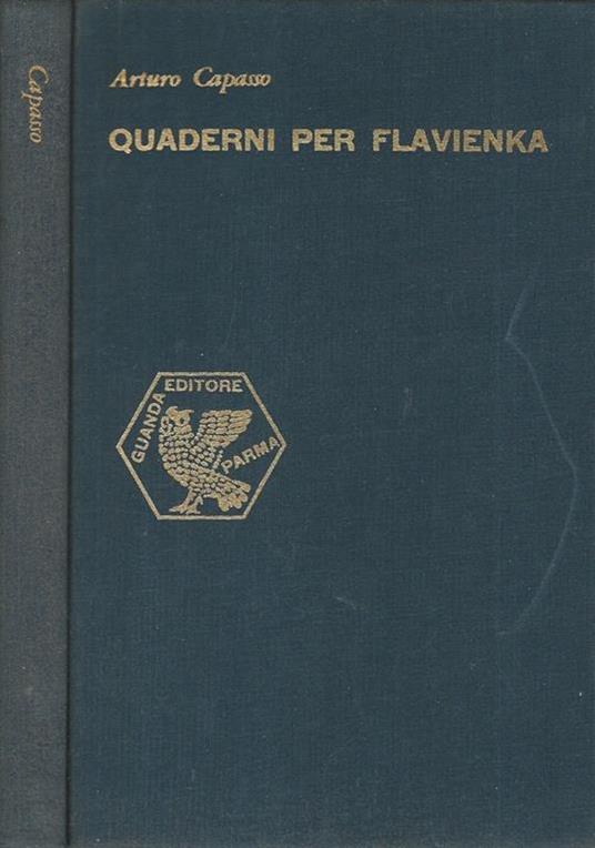 Quaderni per Flavienka - Arturo Capasso - copertina