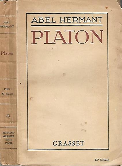 Platon - Abel Hermant - copertina