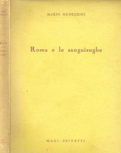 Roma e le sanguisughe - Mario Meneghini - copertina