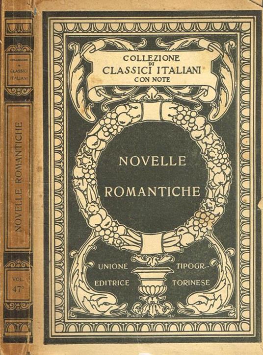 Novelle romantiche - copertina
