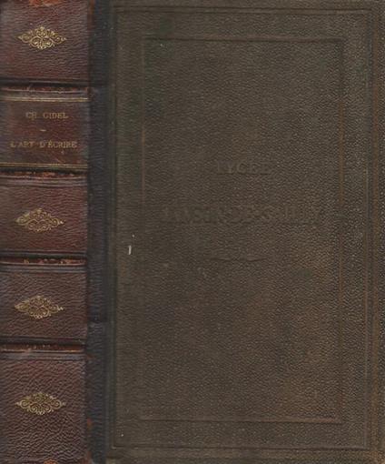 L' art d'écrire enseigné par les grands maîtres - Charles Gidel - copertina