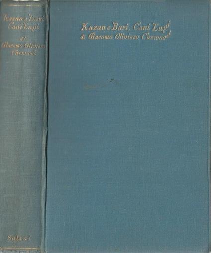 Kazan e Barì, Cani lupi - copertina
