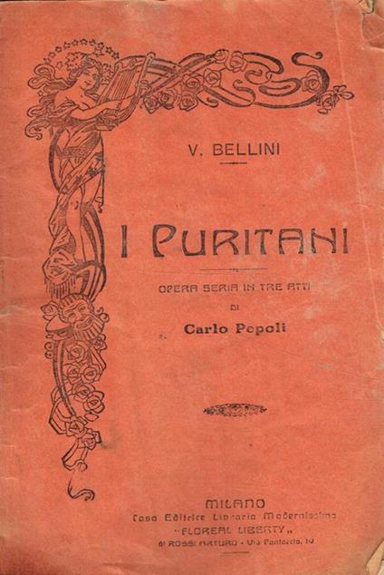 I puritani. Opera seria in tre parti - Carlo Pepoli - copertina