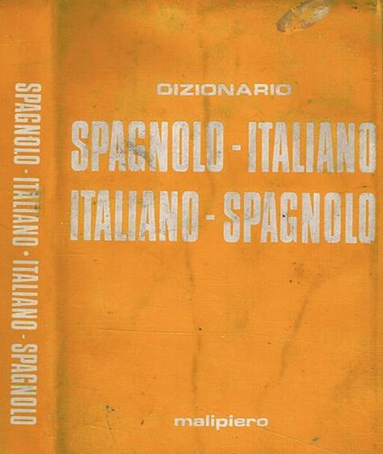 Dizionario spagnolo-italiano italiano-spagnolo - copertina