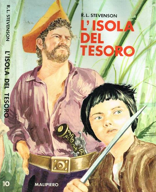 L' isola del tesoro. - Robert Louis Stevenson - copertina