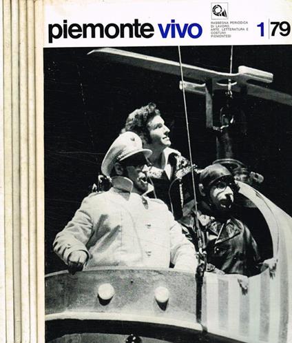 Piemonte Vivo. Rassegna bimestrale di lavoro, arte, letteratura e costumi piemontesi. Anno 1979 - Luigi Carluccio - copertina
