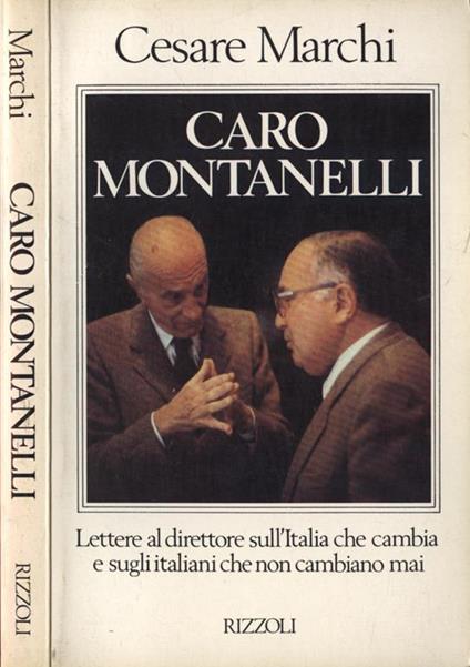 Caro Montanelli - Cesare Marchi - copertina