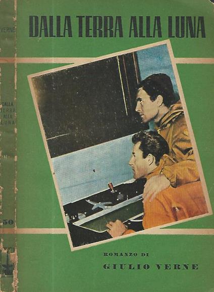 Dalla terra alla luna - Jules Verne - copertina
