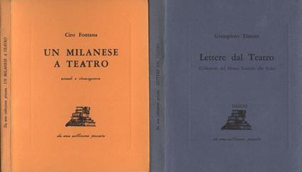 Lettere dal Teatro - Un milanese a teatro - Giampiero Tintori - copertina