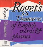 Roget' s Thesaurus of English words and phrases