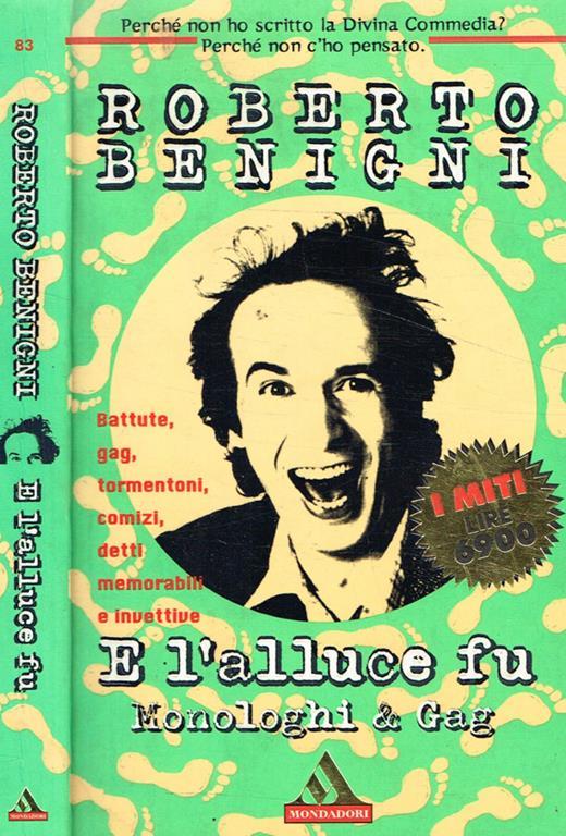 E l'alluce fu. Monologhi & Gag - Roberto Benigni - copertina